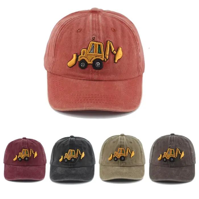 Casquette de Baseball en coton délavé pour bébé
