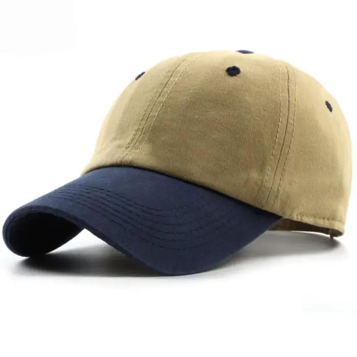 Casquette de baseball unie en toile de coton pour hommes et femmes