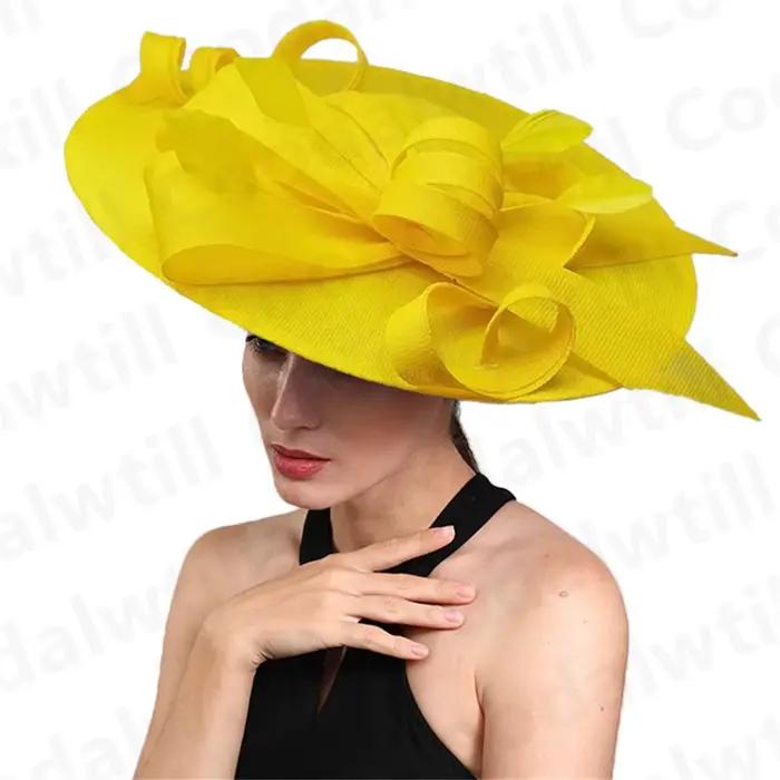 Royal Ascot grands chapeaux fascinateurs bandeau dames église Kentucky Derby casque