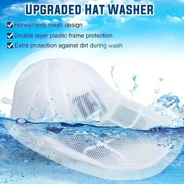 Support de lavage pour casquettes de baseball anti-déformation cadre de lavage blanc beige noir pour forme visière occaions spéciales