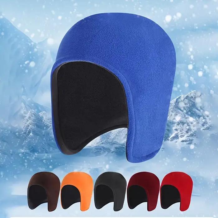 Chapeau de cyclisme d'hiver coupe-vent chaud casquette polaire avec Protection des oreilles hommes femmes Sports de plein air randonnée équitation casquettes thermiques