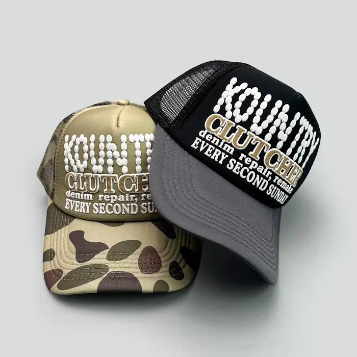 Hip Hop 3D lettres imprimées chapeaux de Baseball nouveau unisexe parasol couleur bloc respirant rue maille polyvalent en plein air camionneur casquettes