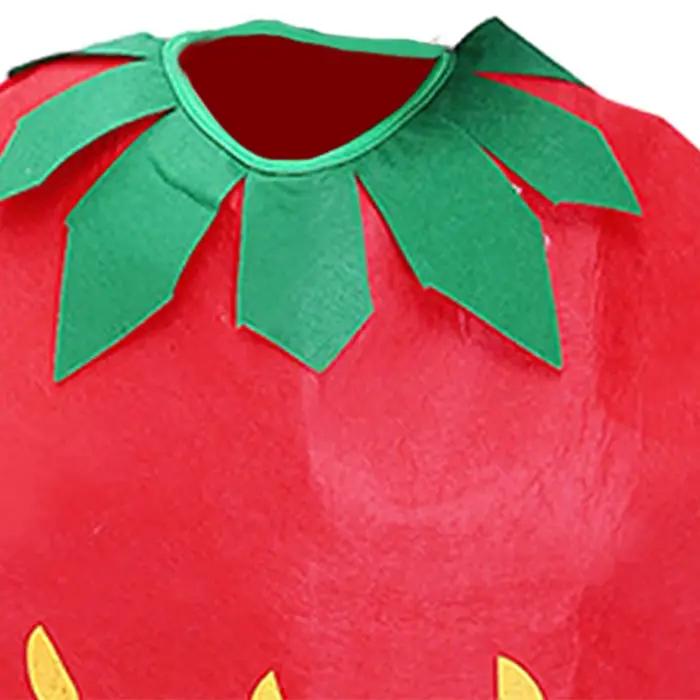 Costume à thème fruité Fraise avec accessoire de tête
