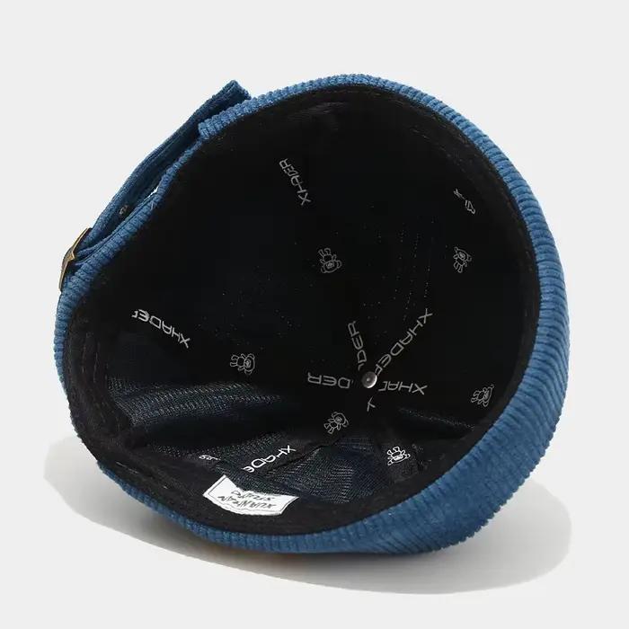 Bonnet MYZOPER en coton solide pour hommes et femmes, style vintage, ajustement réglable, adapté aux quatre saisons et occasions décontractées