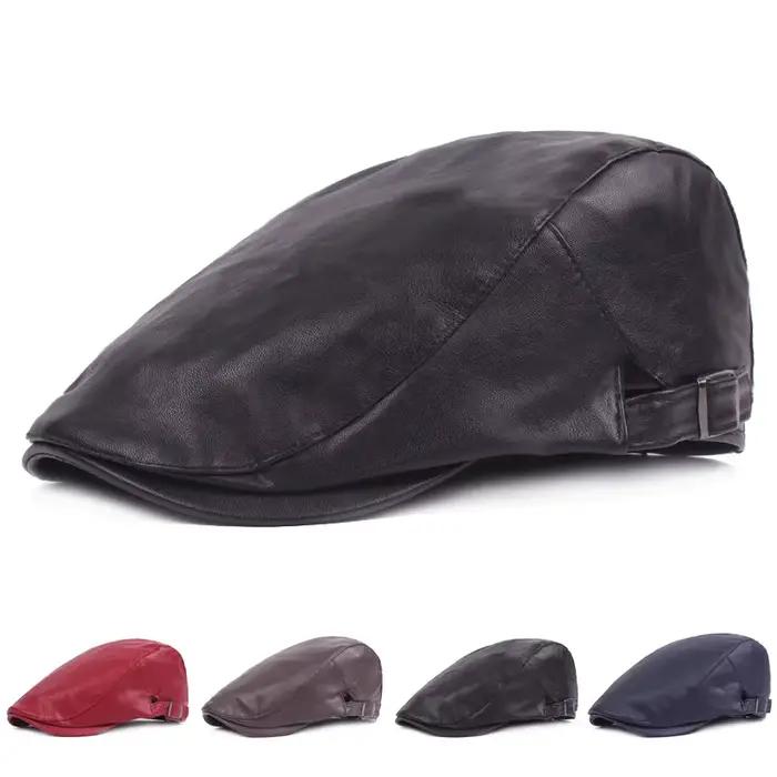 Chapeau acrylique élégant pour homme béret casquette de golf protection solaire tenue décontractée activités de plein air