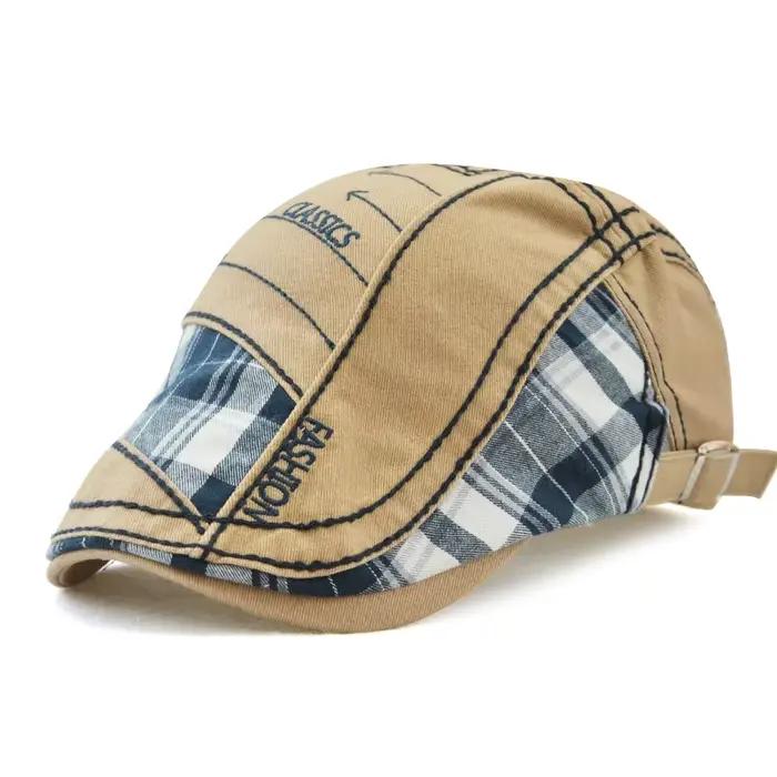 JAMONT 100% coton béret décontracté visière casquettes pour hommes femmes printemps été Cabbie gavroche chapeau