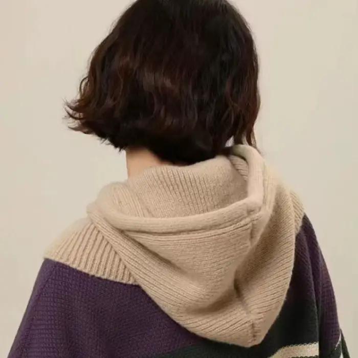 Bonnet en tricot doux et chaud pour l'hiver