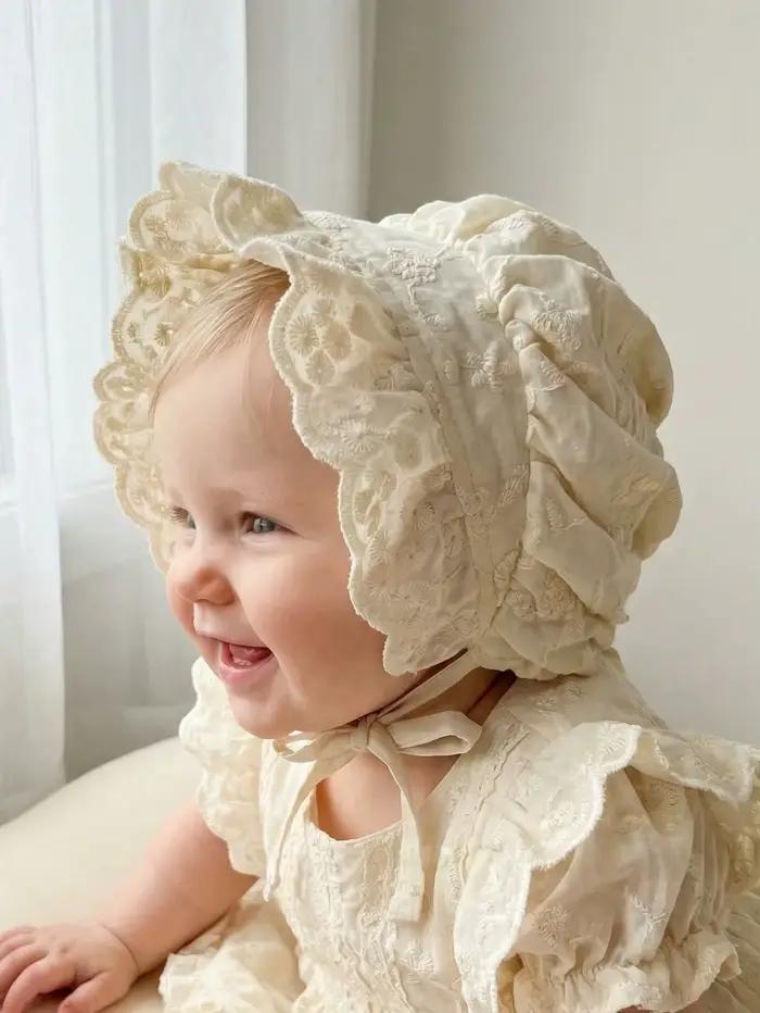1 pièce Bonnet pour bébés filles 6-18 mois