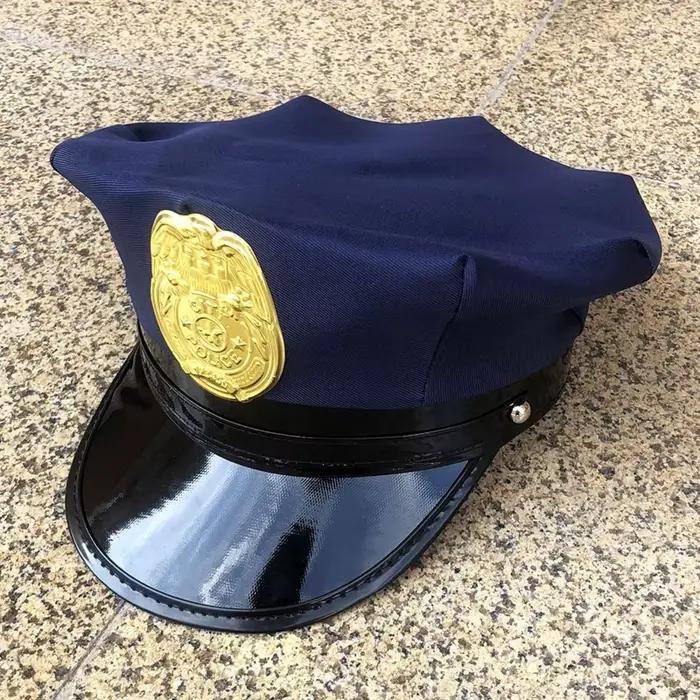 Chapeau octogonal de cosplay chapeau de performance militaire chapeau de police avec insigne chapeau de marin pour adultes quatre saisons événements de cosplay soirées à thème