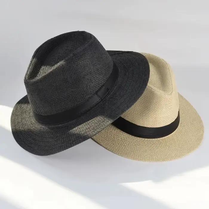 Chapeau vintage Havane fait à la main Casquettes Panama classiques Chapeaux de soleil unisexes