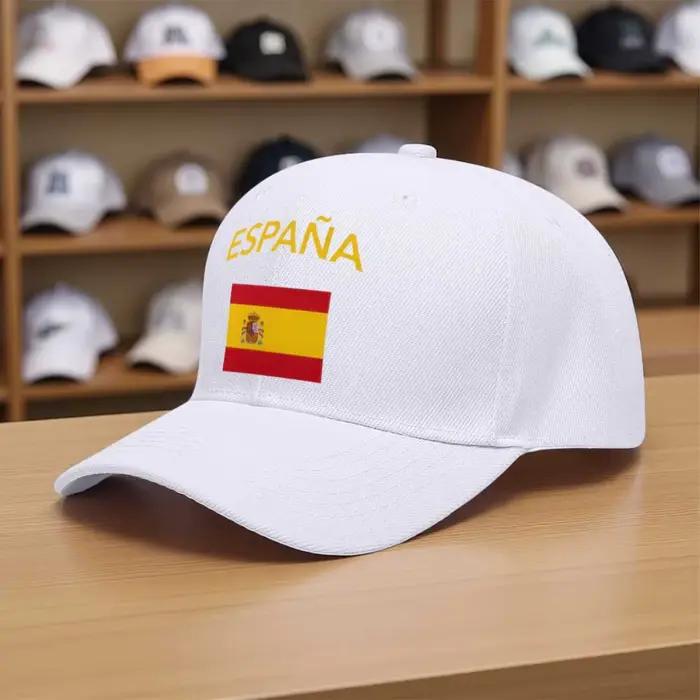 Casquette de baseball drapeau espagnol pour femme et homme