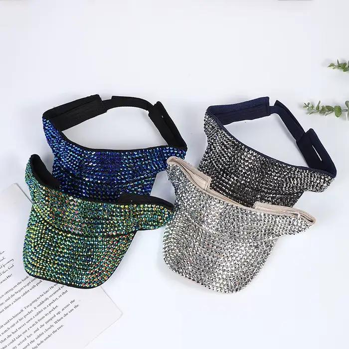 Visière diamant haute protection solaire pour hommes et femmes, polyvalente et élégante pour les occasions spéciales et le quotidien