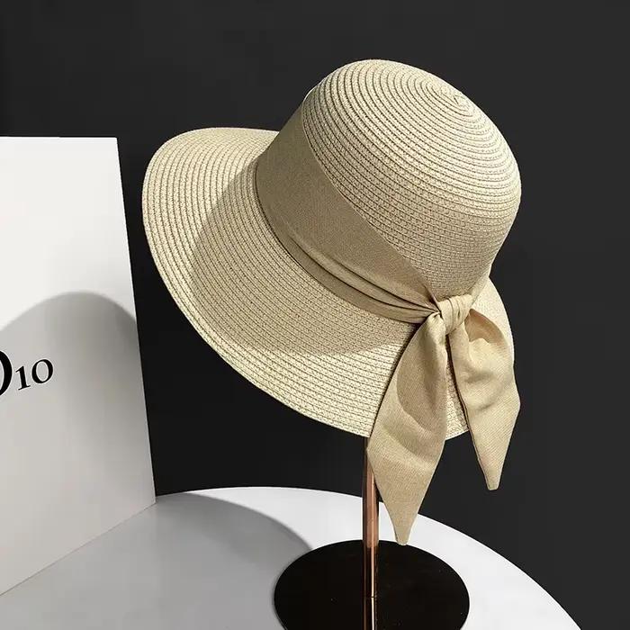 Mode extérieure femmes chapeau nœud