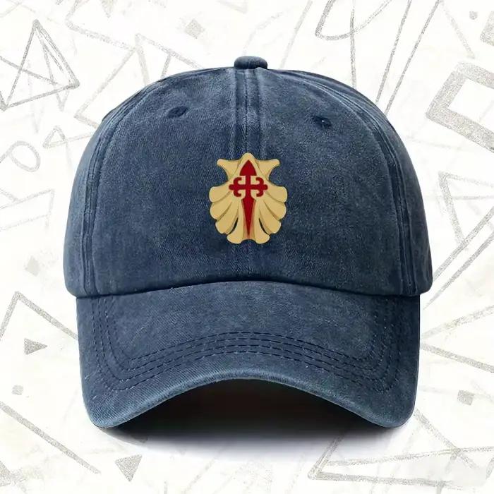 Casquette vintage délavée Camino de Santiago casquette unie pour hommes femmes quatre saisons style décontracté occasion voyage sortie
