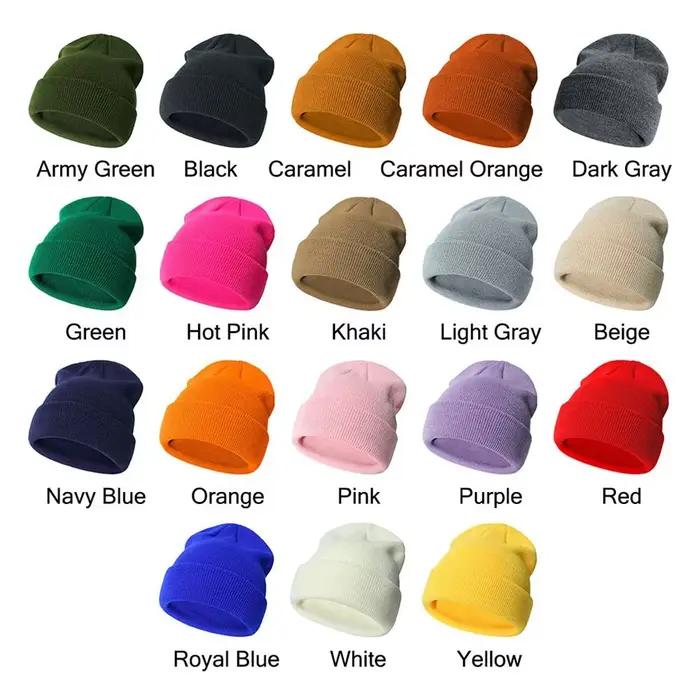 Bonnet d'hiver chaud en tricot doux pour enfants