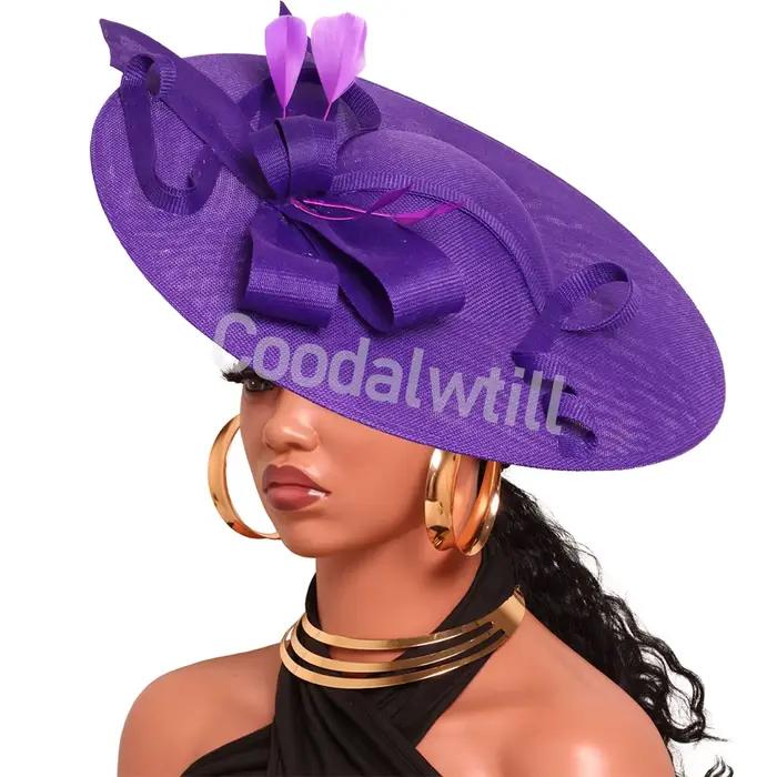 Grand Chapeau fascinateur rose Derby