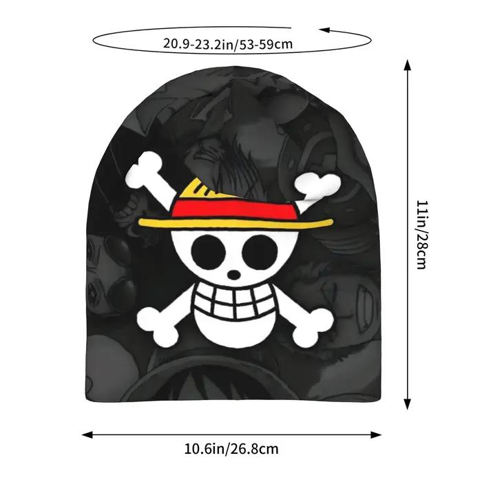 Chapeau de paille One Piece Luffy avec logo tête de mort