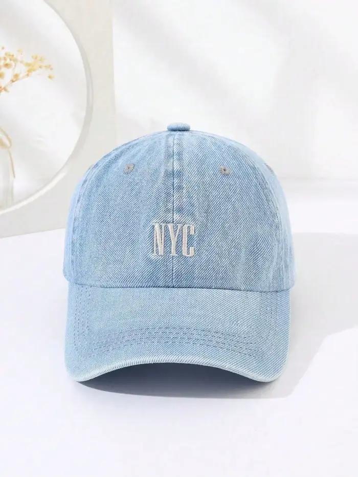 Casquette de baseball brodée New York - Unisexe