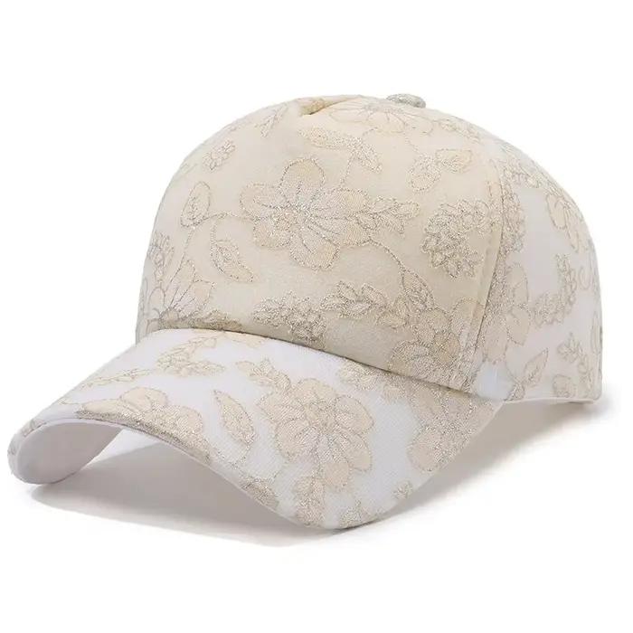 Chapeau de soleil en dentelle léger pour femme – Casquette de baseball respirante et protection UV | Accessoire