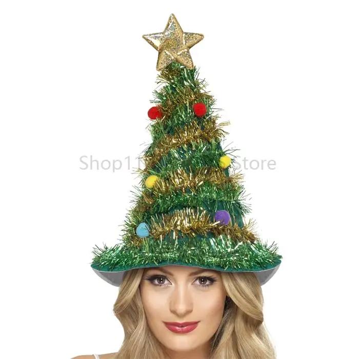 Chapeaux d'arbre de noël pour adultes
