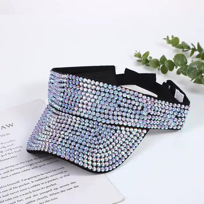Visière diamant haute protection solaire pour hommes et femmes, polyvalente et élégante pour les occasions spéciales et le quotidien