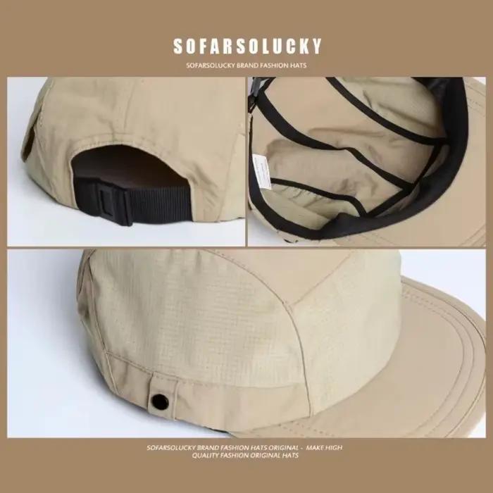 Nouvelles casquettes de baseball à visière courte