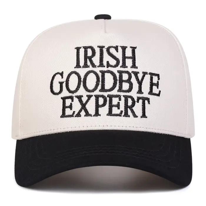 Casquettes de baseball brodées unisexes IRISH GOODBYE EXPERT