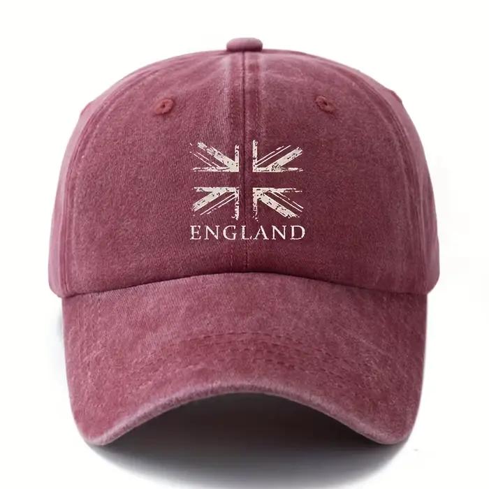 Casquette de baseball polyvalente à drapeau britannique pour hommes et femmes