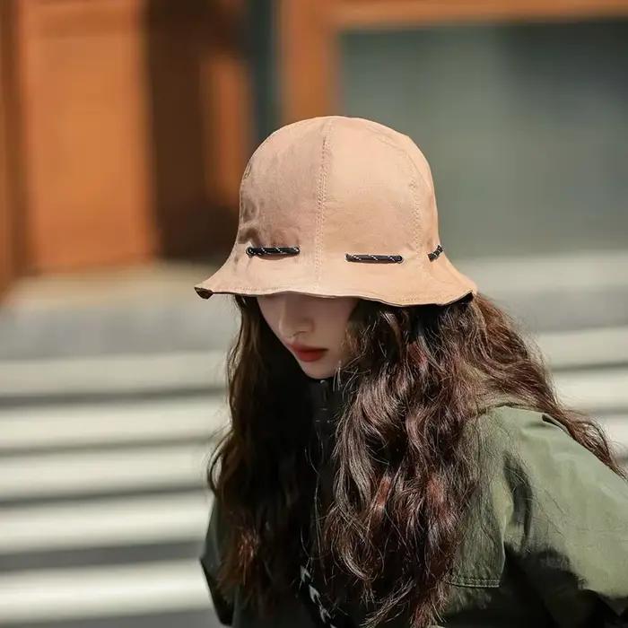 Nouveau Double face seau chapeau femmes visage minceur Protection solaire été printemps décontracté pêcheur pliable unisexe voyage en plein air 