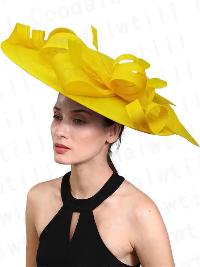 Royal Ascot grands chapeaux fascinateurs bandeau dames église Kentucky Derby casque