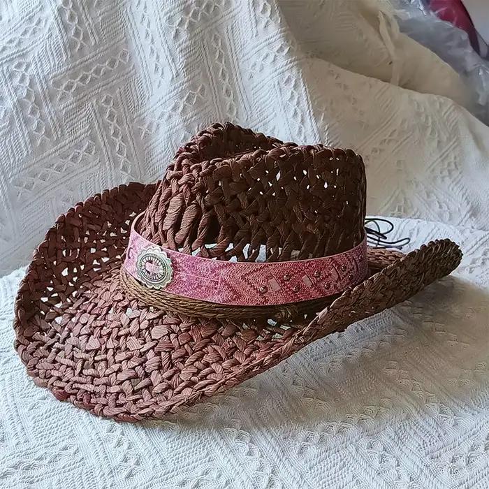 Chapeau de paille Cirboy fait à la main pour hommes et femmes