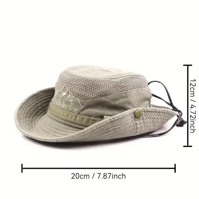 Chapeau de pêcheur en maille respirante pour hommes