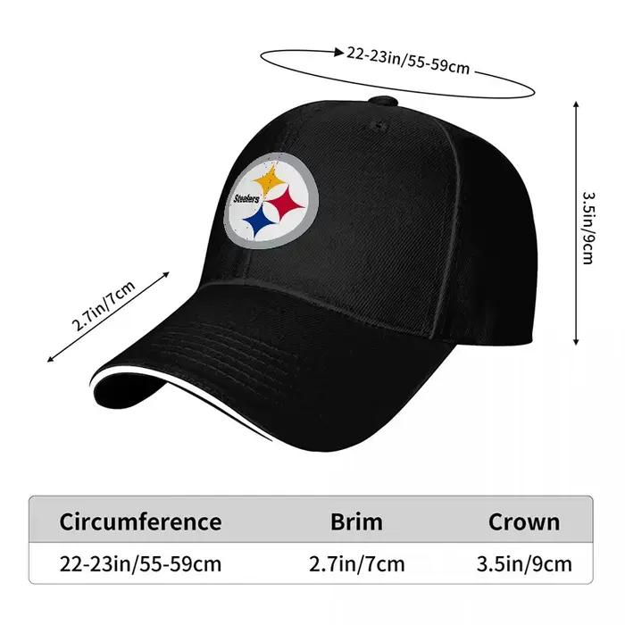 Casquette de baseball avec logo des Steelers de Pittsburgh