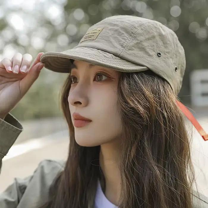 Casquette de Baseball Japonaise à Bord Court pour Homme et Femme