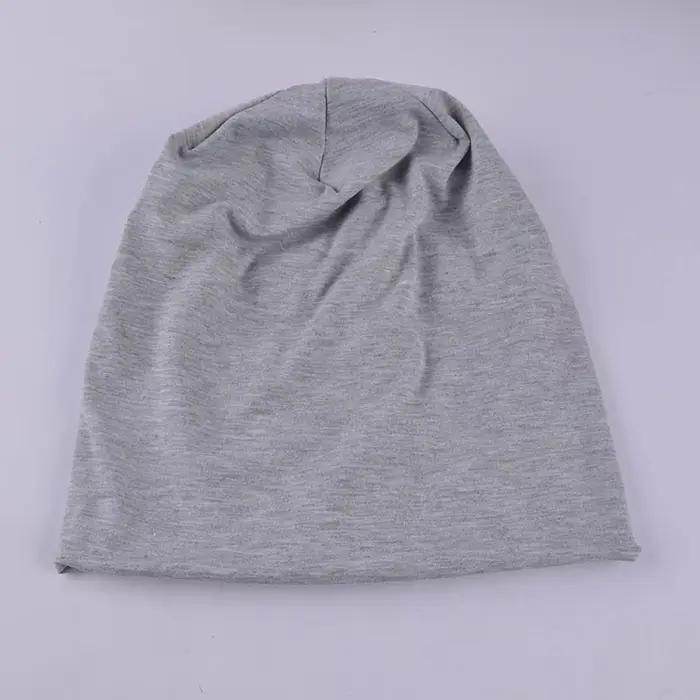 Nouveau couleur unie Baggy Slouchy bonnets chapeau pour homme mâle automne printemps Hip Hop doux oreille plus chaud Skullcaps extérieur coupe-vent Bonnet
