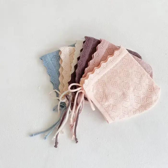 Bonnet en coton pour bébé fille de 0 à 24 mois