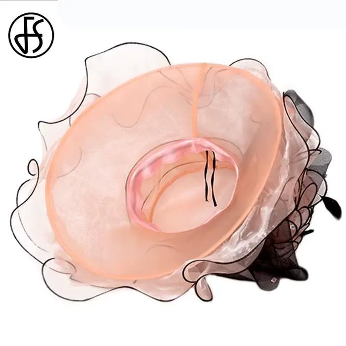FS – chapeaux de soleil à grandes fleurs pour femmes