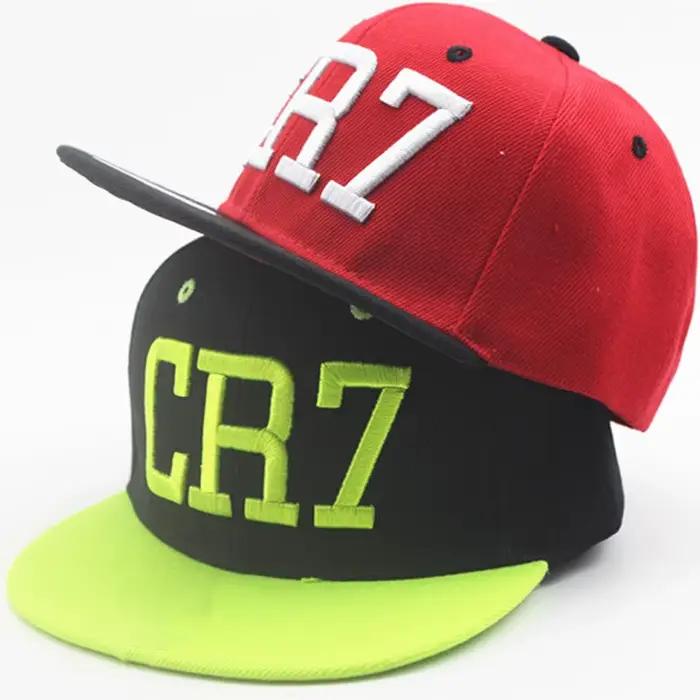 Enfants sport broderie Cristiano Ronaldo CR7 casquette de Baseball réglable Cr7 Snapback chapeau adulte chapeaux décontractés fête en plein air