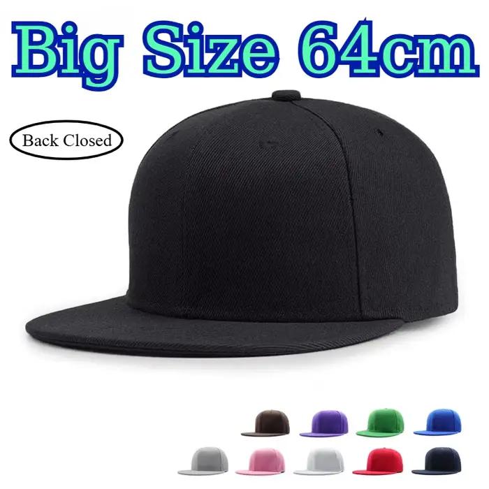 Grande casquette de Skateboard à dos fermé de 64cm pour hommes
