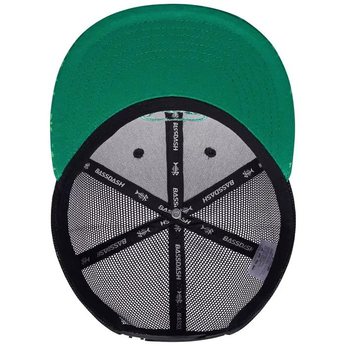 Bassdash Plat Brim Casquette De Camionneur Réglable Snapback Chapeau Maille Retour Pour Hommes Femmes Pêche Chasse