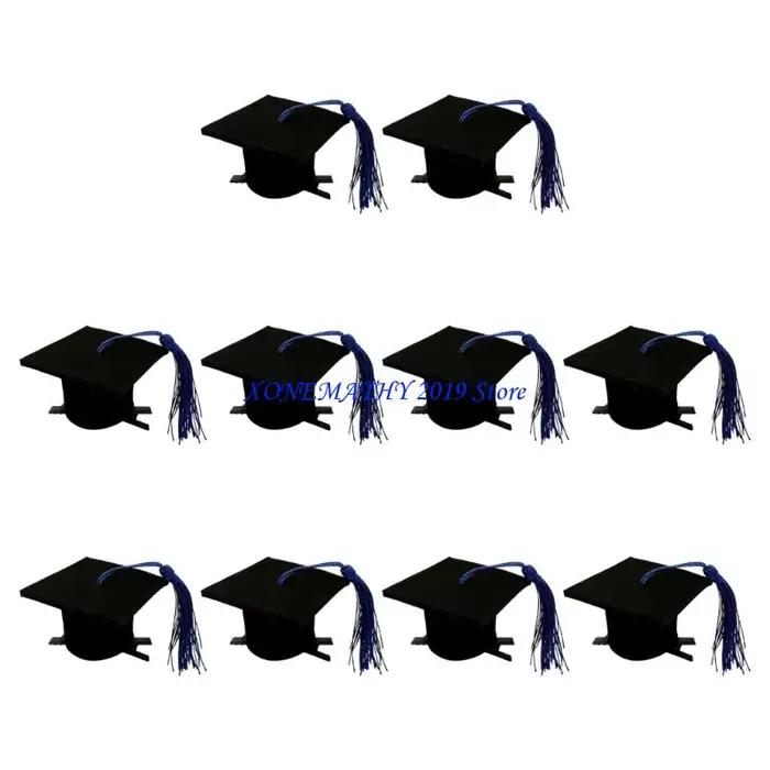 couvre-chef remise diplôme en feutres élégants bâtons à cheveux style fashion adapté aux étudiants et enfants occasions spéciales et soirées thématiques