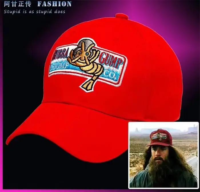 Chapeau Design de mode 1994 BUBBA GUMP SHRIMP casquette de Baseball hommes femmes chapeaux de Sport