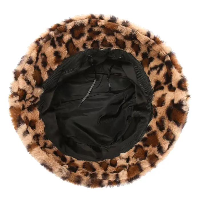 Casquette de pêcheur vintage en fausse fourrure casquette de seau pour femmes et hommes occassions décontractées et hivernales