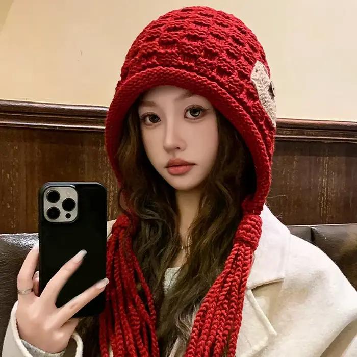 Chapeau tricoté à la main pour femmes