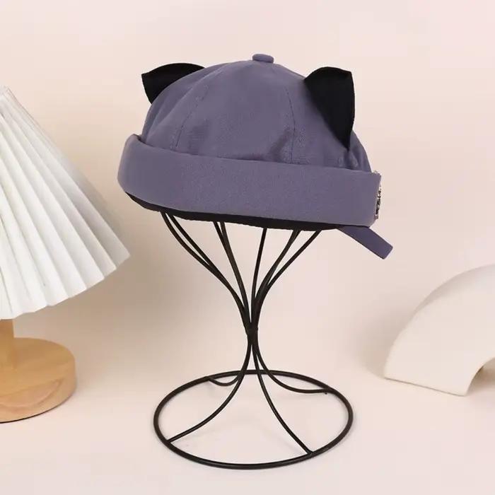 Chapeau Docker sans bord pour femme