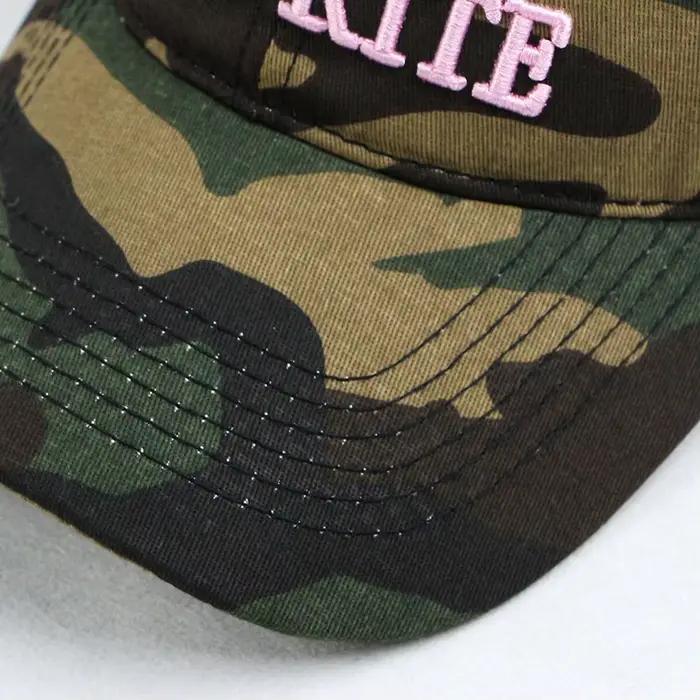 Casquette de baseball rétro camouflage 3D brodée