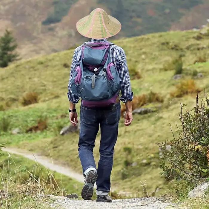 Nouveau chapeau de paille à large bord pliable
