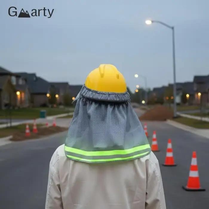 Nouvelle casquette réfléchissante en maille respirante anti-UV