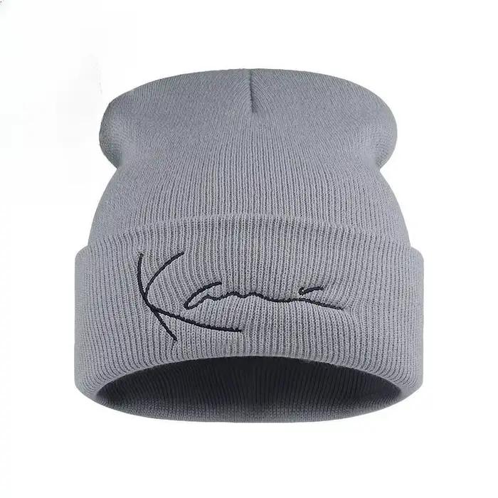 Karl Kani – chapeau tricoté avec lettres rétro brodées pour hommes et femmes