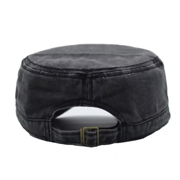 Chapeau hommes pêche rétro faire vieux lavage jean grande tête bavoir plat